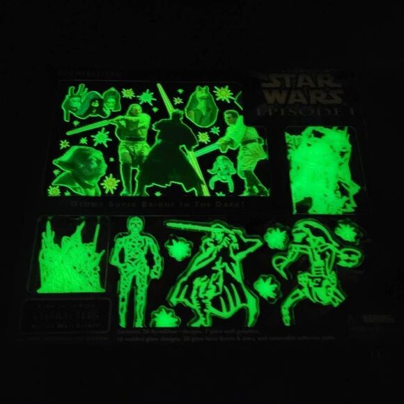 Star Wars Episode I Illuminations characters glow in the dark NIB 1999 - Picture 5 of 5